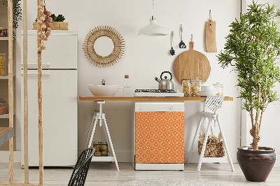 Copertura magnetica per lavastoviglie Fiori arancioni