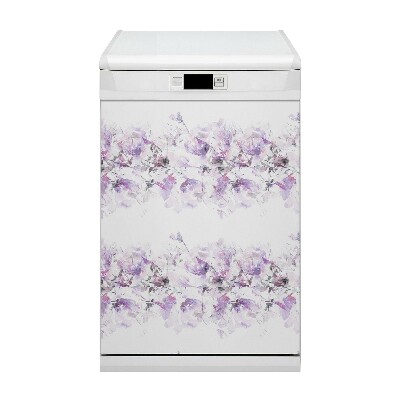 Adesivo magnetico per lavastoviglie Astrazione dei fiori