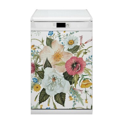 Adesivo magnetico per lavastoviglie Bouquet di campo