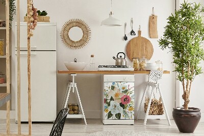 Adesivo magnetico per lavastoviglie Bouquet di campo