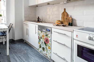 Adesivo magnetico per lavastoviglie Bouquet di campo