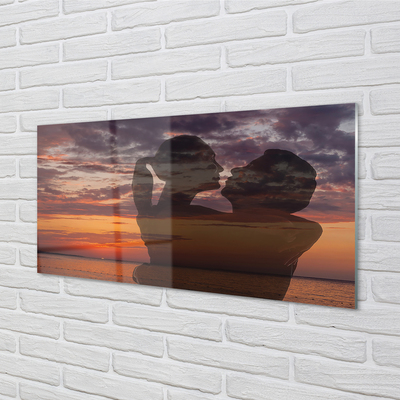 Quadro acrilico Cloud Sky People Sea