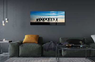 Quadro acrilico Cloud Sky People