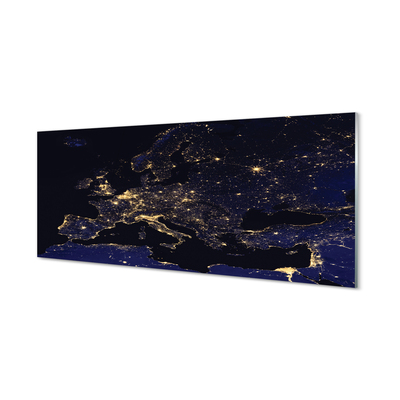 Quadro acrilico Map Lights Heaven