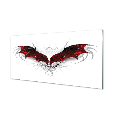 Quadro su vetro acrilico Dragon Wings