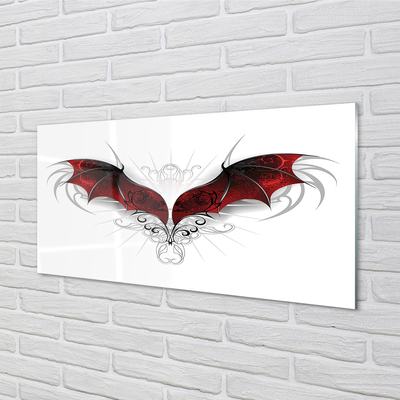 Quadro su vetro acrilico Dragon Wings