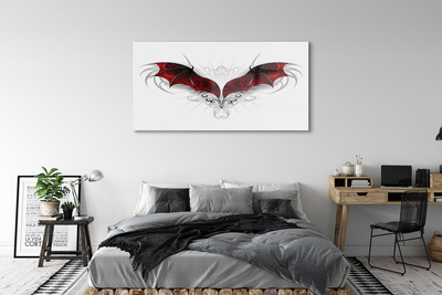 Quadro su vetro acrilico Dragon Wings