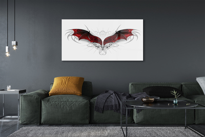 Quadro su vetro acrilico Dragon Wings