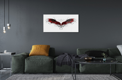 Quadro su vetro acrilico Dragon Wings