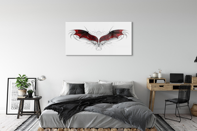 Quadro su vetro acrilico Dragon Wings