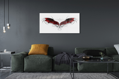 Quadro su vetro acrilico Dragon Wings