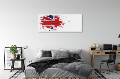 Quadro vetro acrilico La bandiera della Gran Bretagna