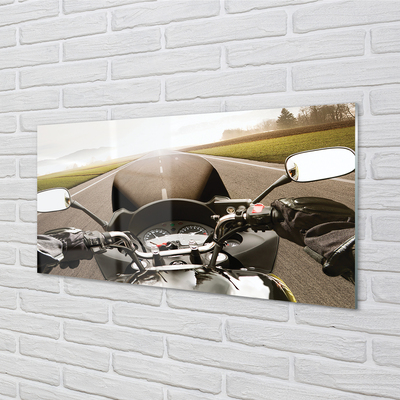 Quadro acrilico Moto Mountain Mountain Road Sky