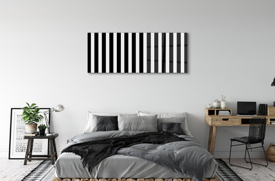 Quadro in vetro acrilico Strisce zebra geometriche