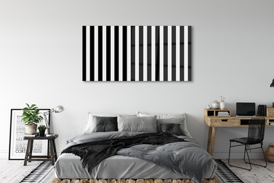 Quadro in vetro acrilico Strisce zebra geometriche