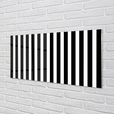 Quadro in vetro acrilico Strisce zebra geometriche