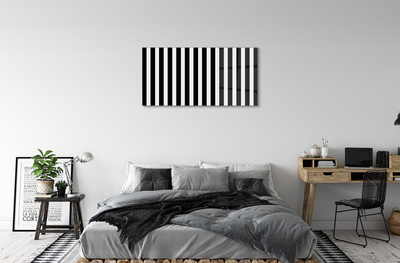 Quadro in vetro acrilico Strisce zebra geometriche