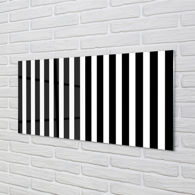 Quadro in vetro acrilico Strisce zebra geometriche