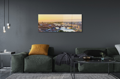 Quadro acrilico Italia Sunrise Panorama