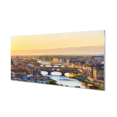 Quadro acrilico Italia Sunrise Panorama