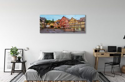 Quadro in vetro acrilico Germania Città Vecchia della Baviera