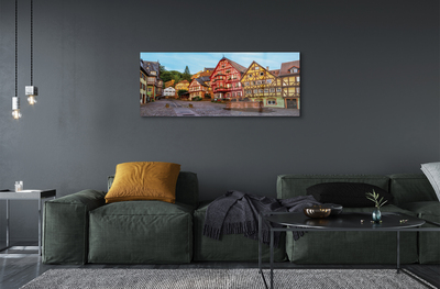 Quadro in vetro acrilico Germania Città Vecchia della Baviera