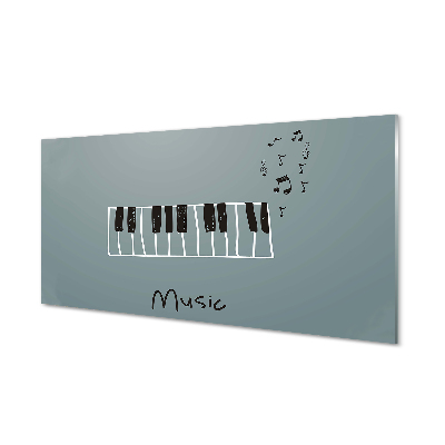 Quadro acrilico Note per pianoforte