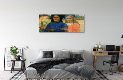 Quadro vetro acrilico Ritratto d'arte di donne