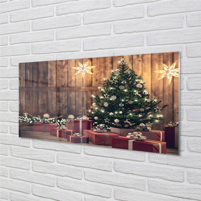 Quadro vetro acrilico Decorazioni per regali dell'albero di Natale