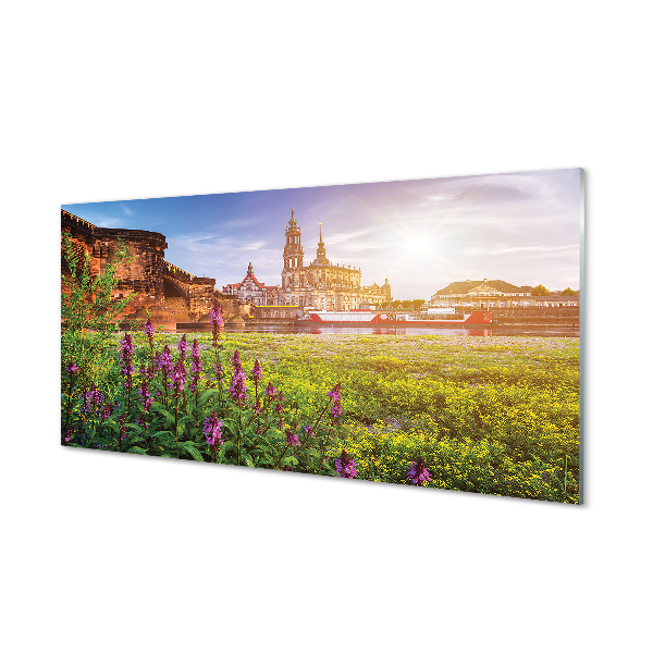 Quadro vetro acrilico Germania Sunrise River