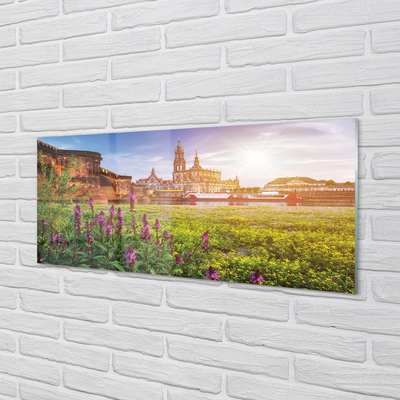 Quadro vetro acrilico Germania Sunrise River