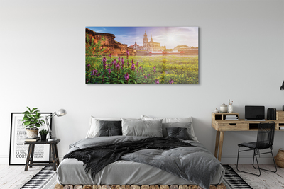 Quadro vetro acrilico Germania Sunrise River