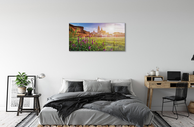 Quadro vetro acrilico Germania Sunrise River