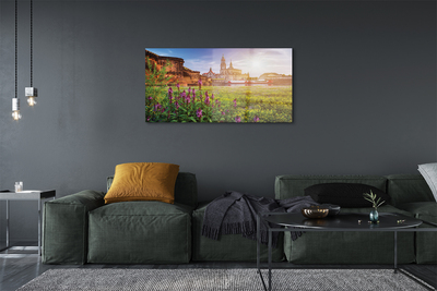 Quadro vetro acrilico Germania Sunrise River