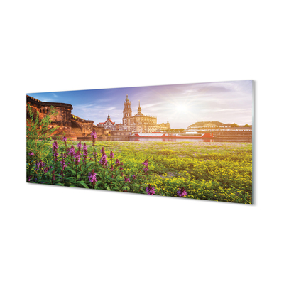 Quadro vetro acrilico Germania Sunrise River