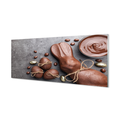 Quadro acrilico Coniglio dei dolci al cioccolato