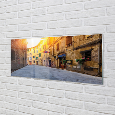 Quadro acrilico Edifici in Italy Street