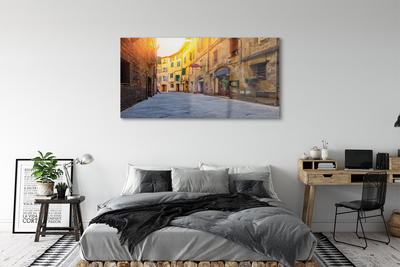 Quadro acrilico Edifici in Italy Street