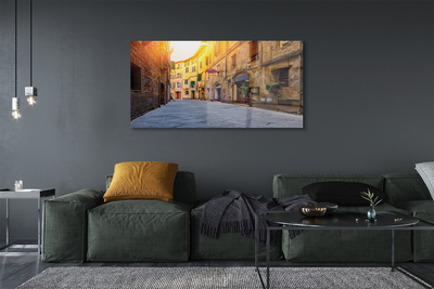 Quadro acrilico Edifici in Italy Street