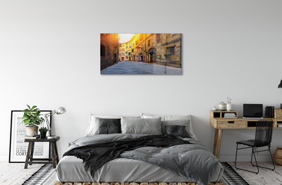 Quadro acrilico Edifici in Italy Street