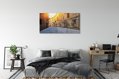 Quadro acrilico Edifici in Italy Street