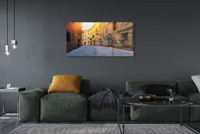 Quadro acrilico Edifici in Italy Street