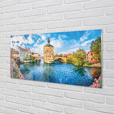 Quadro acrilico Germania River Posa Città Vecchia