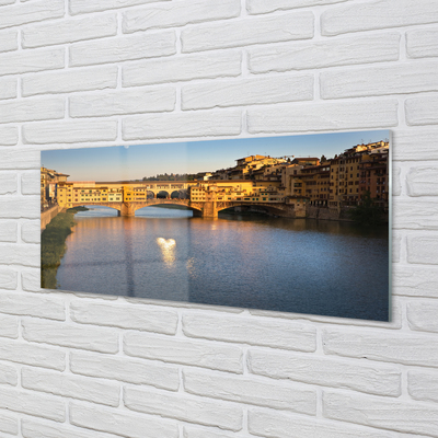 Quadro acrilico Italia Sunrise Bridges