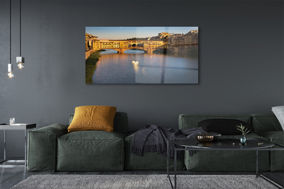 Quadro acrilico Italia Sunrise Bridges