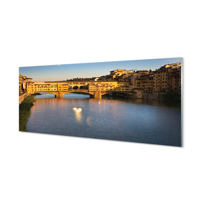 Quadro acrilico Italia Sunrise Bridges