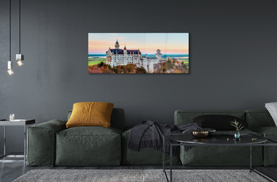 Quadro in vetro acrilico Germania Castello Autumn Monaco