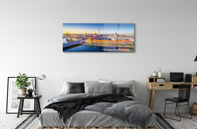 Quadro vetro acrilico Germania Berlin River Mosy