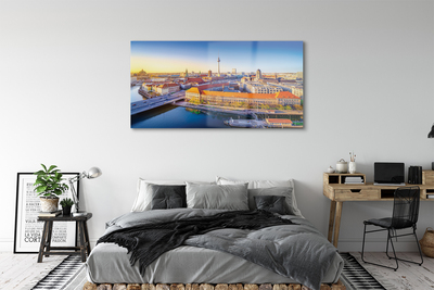 Quadro vetro acrilico Germania Berlin River Mosy