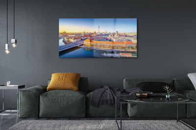 Quadro vetro acrilico Germania Berlin River Mosy